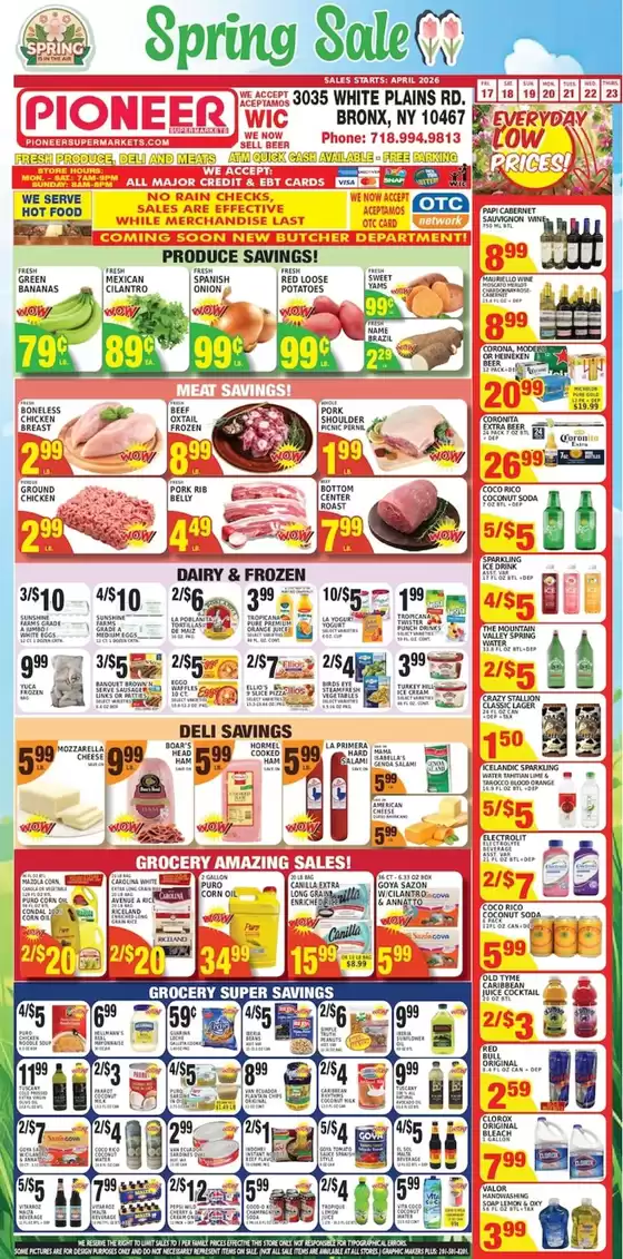 Pioneer Supermarkets catalogue | Great discounts on selected products | 2026-04-19T00:00:00.000Z - 2026-04-25T00:00:00.000Z
