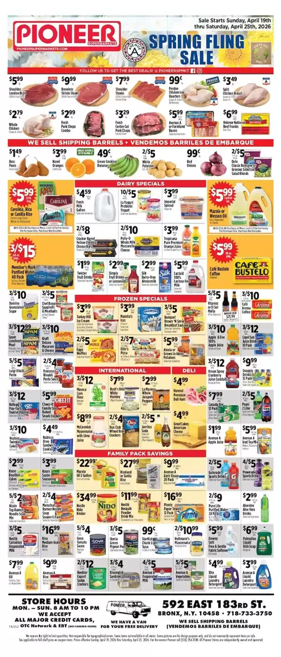 Pioneer Supermarkets catalogue | Current bargains and offers | 2026-04-19T00:00:00.000Z - 2026-04-25T00:00:00.000Z