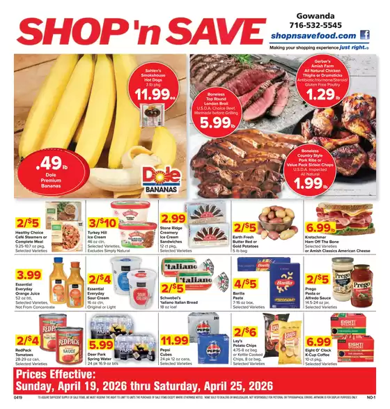 Shop 'n Save catalogue | Current deals and offers | 2026-04-19T00:00:00.000Z - 2026-04-25T00:00:00.000Z