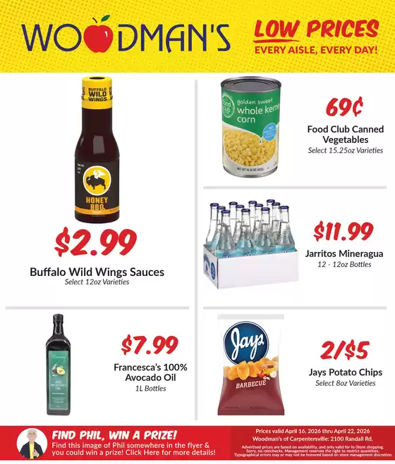 Woodman's catalogue | Attractive special offers for everyone | 2026-04-16T00:00:00.000Z - 2026-04-22T00:00:00.000Z