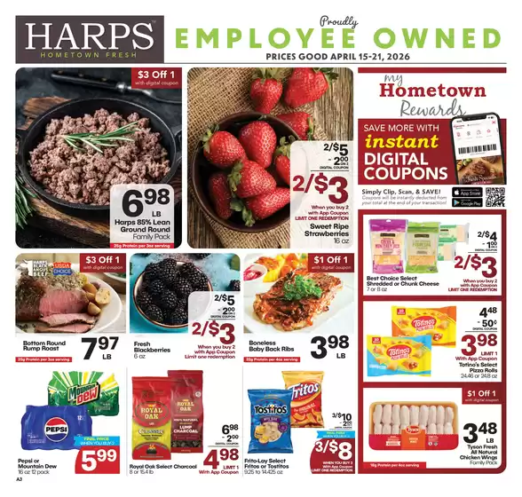 Harp's Market catalogue | Save now with our deals | 2026-04-15T00:00:00.000Z - 2026-04-21T00:00:00.000Z