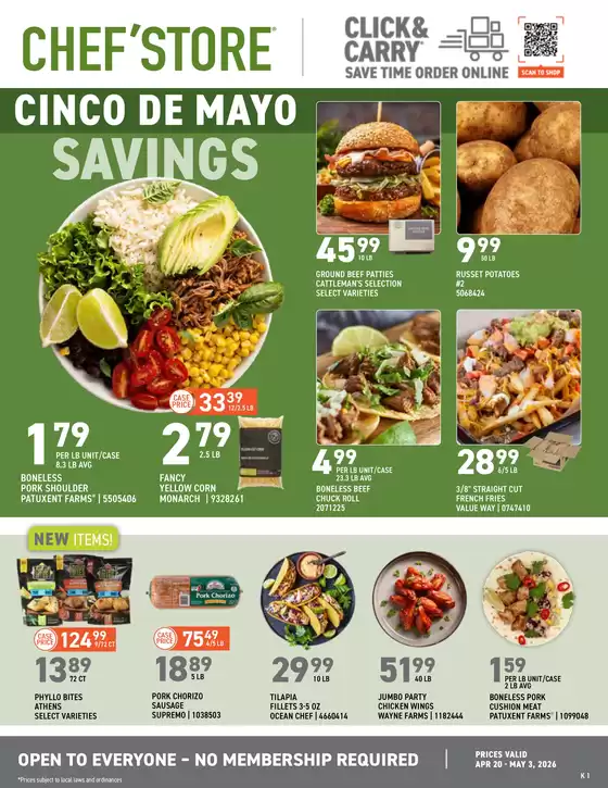 Chef'Store catalogue | Chef'Store weekly ad | 2026-04-20T00:00:00.000Z - 2026-05-03T00:00:00.000Z