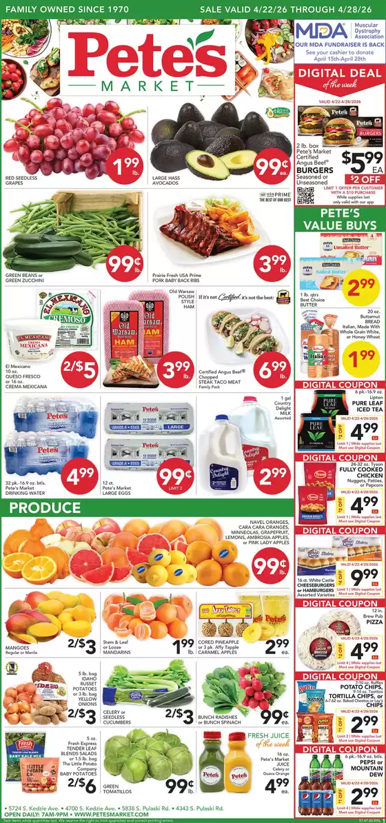 Pete's Fresh Market catalogue | Special offers for you | 2026-04-22T00:00:00.000Z - 2026-04-28T00:00:00.000Z