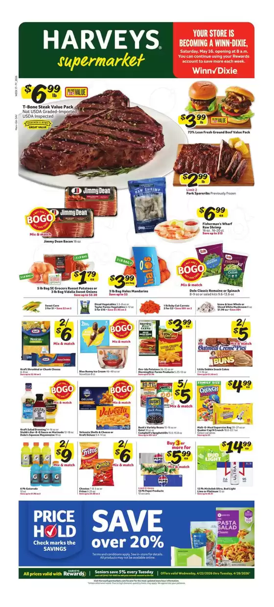 Harveys Supermarkets catalogue | Our best bargains | 2026-04-22T00:00:00.000Z - 2026-04-28T00:00:00.000Z