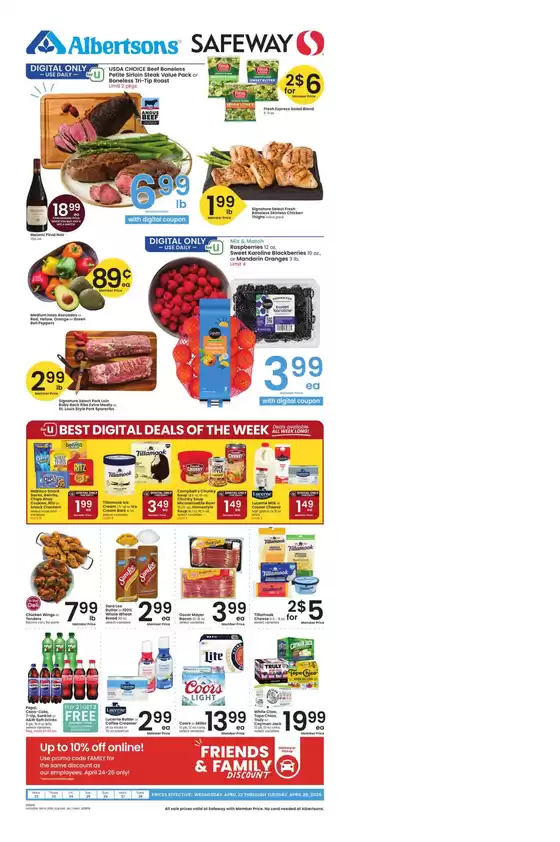 Albertsons catalogue | Top offers for all bargain hunters | 2026-04-22T00:00:00.000Z - 2026-04-28T00:00:00.000Z
