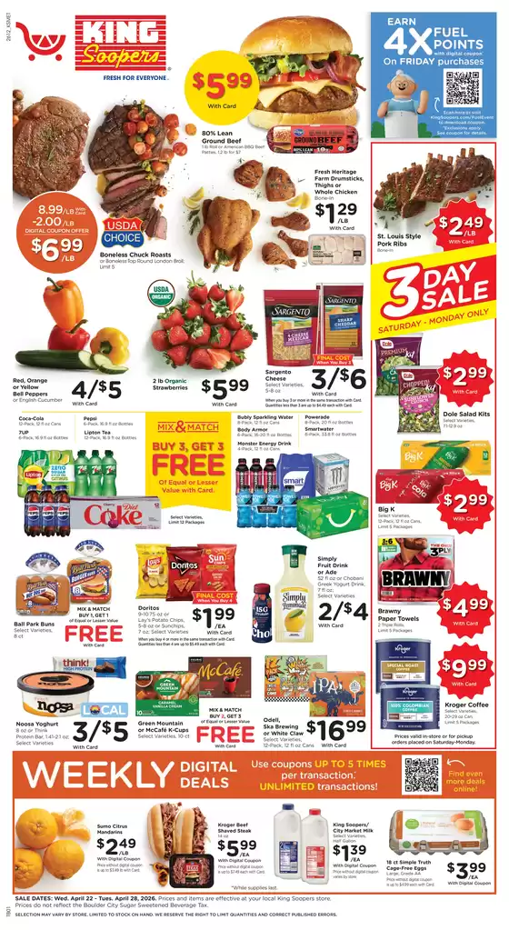 King Soopers catalogue | Weekly Ad | 2026-04-22T00:00:00.000Z - 2026-04-28T00:00:00.000Z