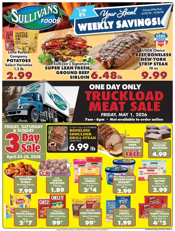 Sullivan's Foods  catalogue | Top offers for all bargain hunters | 2026-04-22T00:00:00.000Z - 2026-04-28T00:00:00.000Z