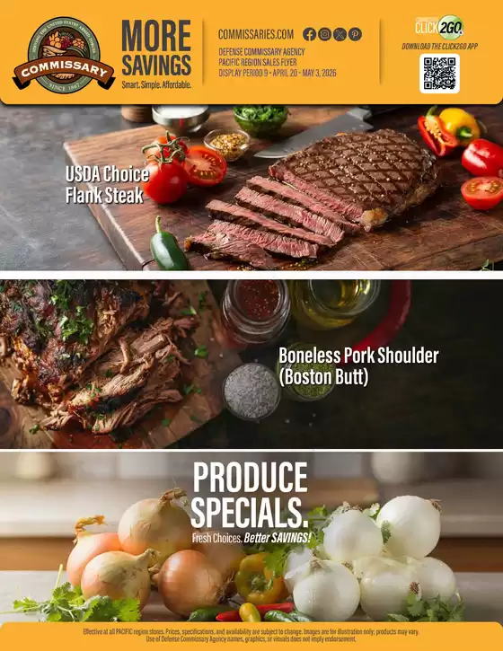 Commissary catalogue | Current bargains and offers | 2026-04-20T00:00:00.000Z - 2026-05-03T00:00:00.000Z