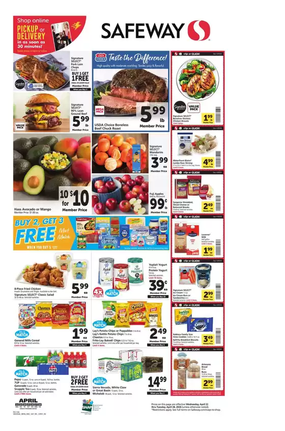Safeway catalogue | Attractive special offers for everyone | 2026-04-22T00:00:00.000Z - 2026-04-28T00:00:00.000Z