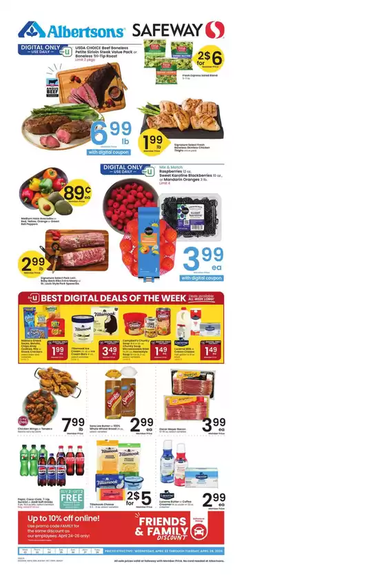 Safeway catalogue | Great discounts on selected products | 2026-04-22T00:00:00.000Z - 2026-04-28T00:00:00.000Z