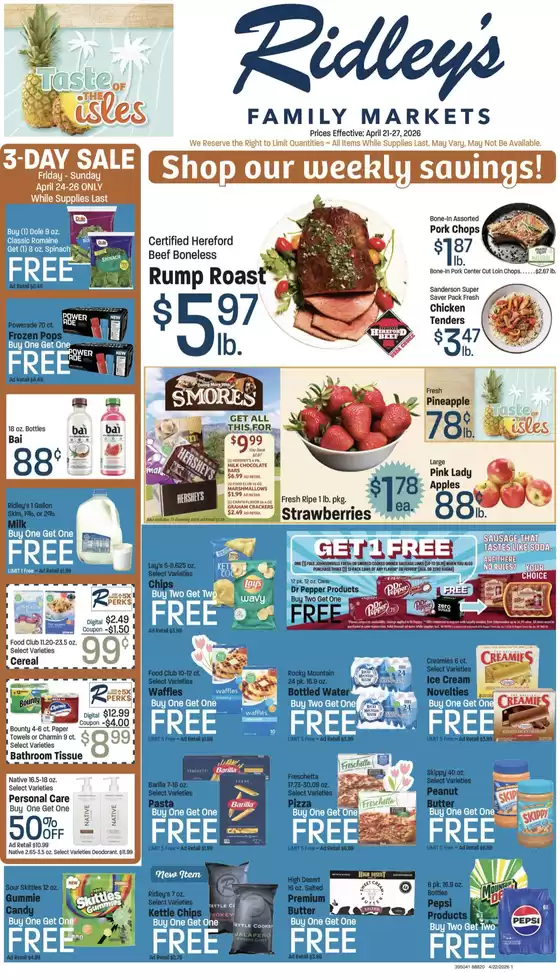 Ridley's Family Markets catalogue | Exclusive bargains | 2026-04-21T00:00:00.000Z - 2026-04-27T00:00:00.000Z