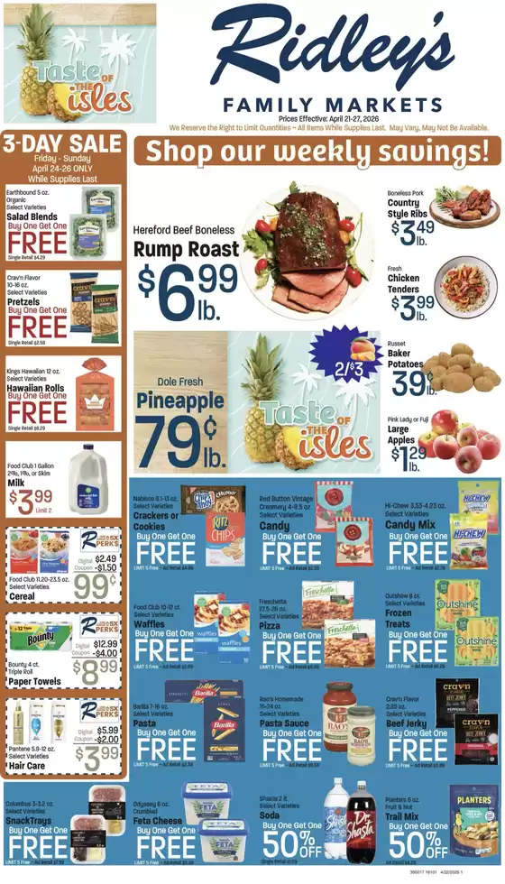 Ridley's Family Markets catalogue | Exclusive deals for our customers | 2026-04-21T00:00:00.000Z - 2026-04-27T00:00:00.000Z