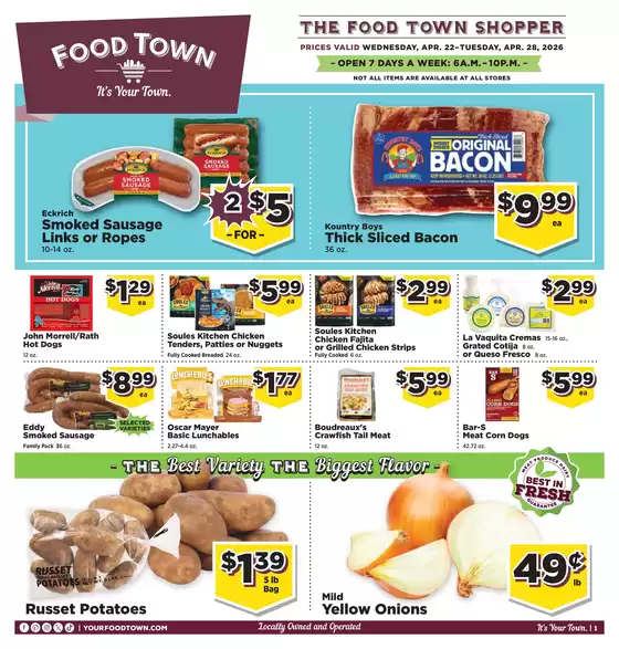 Food Town catalogue | FoodTownInStoreAd | 2026-04-22T00:00:00.000Z - 2026-04-28T00:00:00.000Z