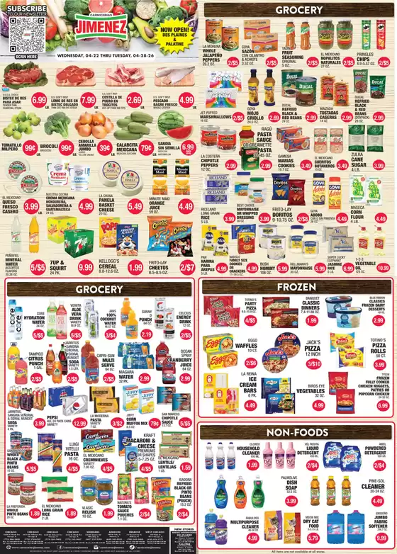 Carnicerias Jimenez catalogue | Carnicerias Jimenez Sales | 2026-04-22T00:00:00.000Z - 2026-04-28T00:00:00.000Z
