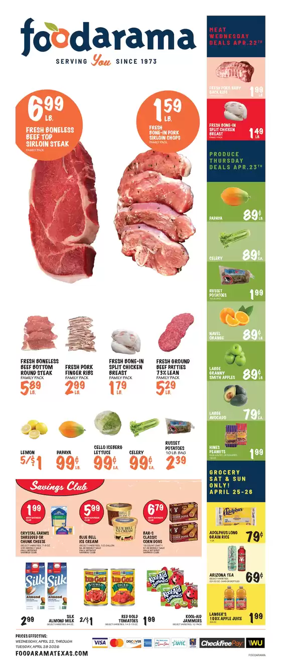 Foodarama catalogue | Foodarama weekly ad | 2026-04-22T00:00:00.000Z - 2026-04-28T00:00:00.000Z