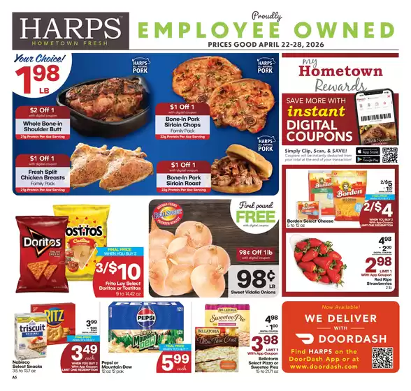 Harp's Market catalogue | Save now with our deals | 2026-04-22T00:00:00.000Z - 2026-04-28T00:00:00.000Z