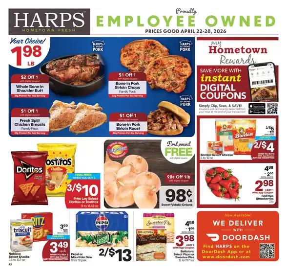 Harp's Market catalogue | Great discounts on selected products | 2026-04-22T00:00:00.000Z - 2026-04-28T00:00:00.000Z