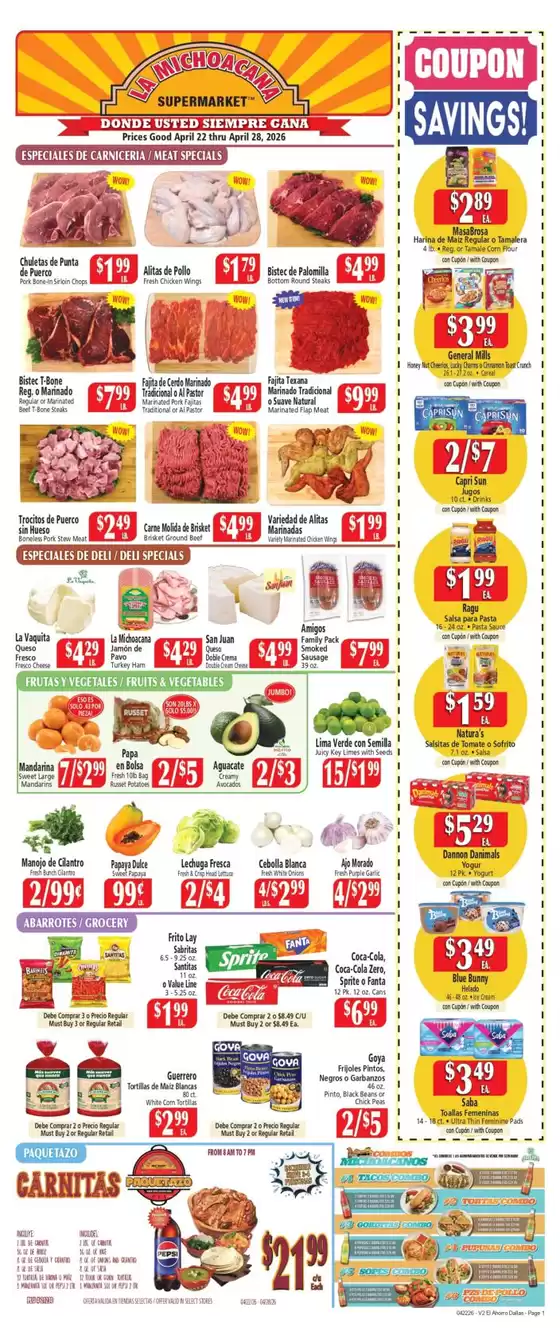 El Ahorro catalogue | Our best offers for you | 2026-04-22T00:00:00.000Z - 2026-04-28T00:00:00.000Z