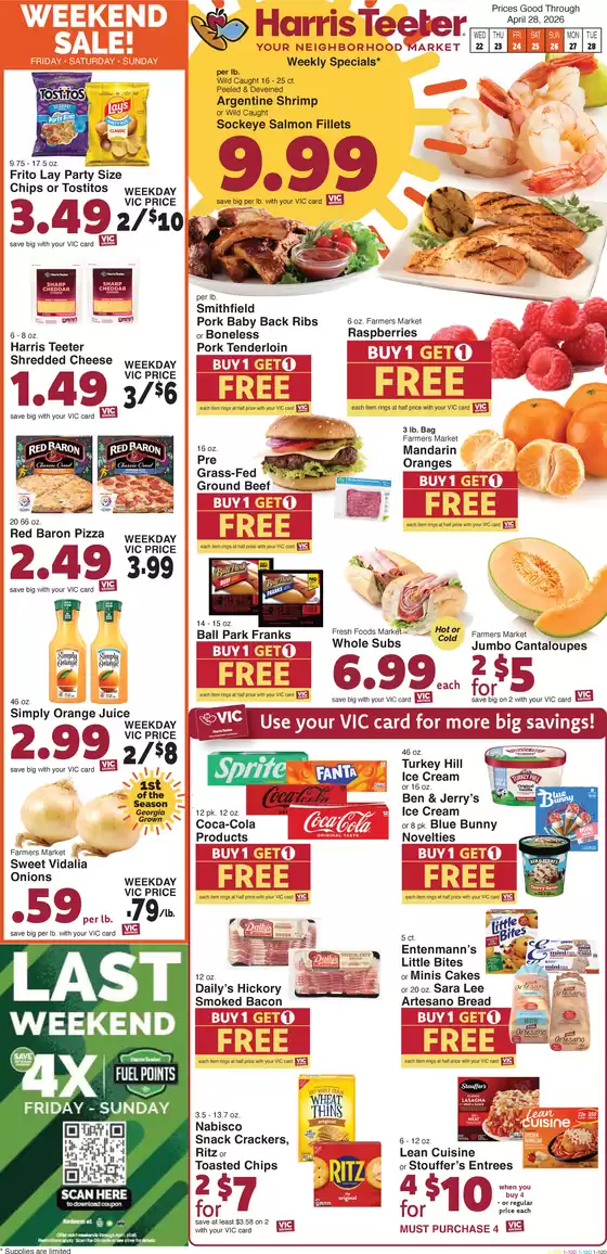 Harris Teeter catalogue | Exclusive deals and bargains | 2026-04-22T00:00:00.000Z - 2026-04-28T00:00:00.000Z