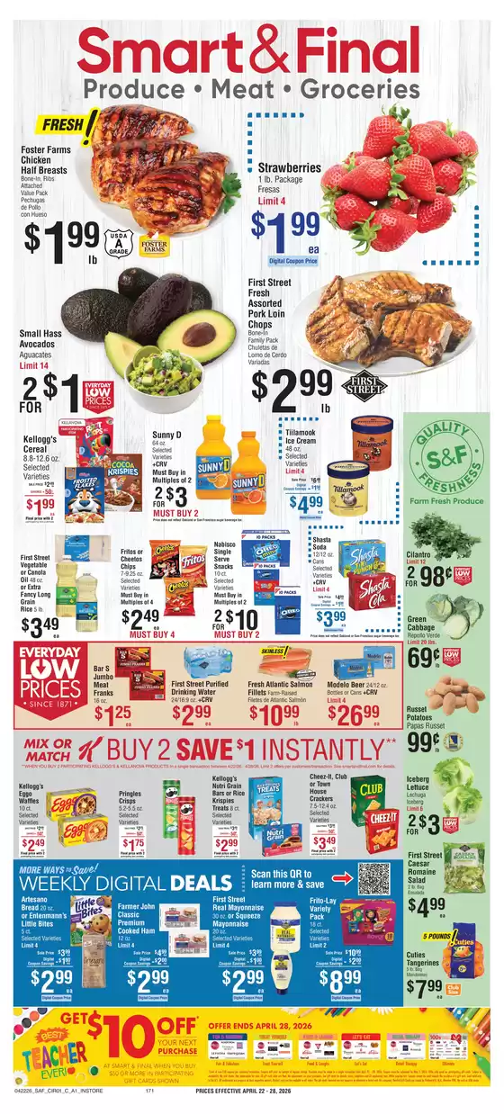 Smart & Final catalogue | Weekly Ad Savings (04/22/2026 - 04/28/2026) | 2026-04-22T00:00:00.000Z - 2026-04-23T00:00:00.000Z