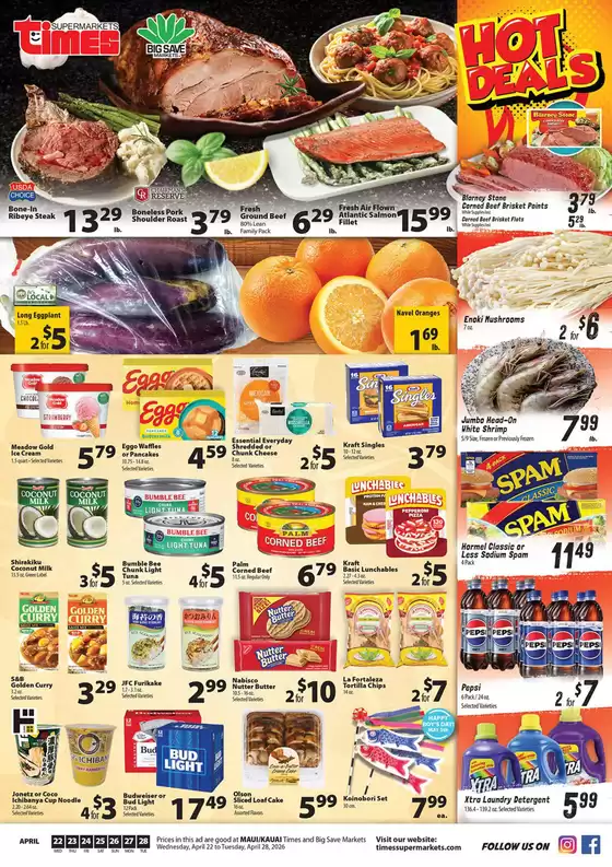 Times Supermarkets catalogue | Maui and Kauai | 2026-04-22T00:00:00.000Z - 2026-04-28T00:00:00.000Z