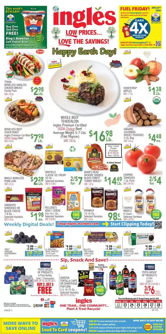Ingles Markets catalogue | Current bargains and offers | 2026-04-22T00:00:00.000Z - 2026-04-28T00:00:00.000Z