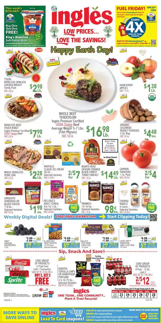 Ingles Markets catalogue | Great offer for bargain hunters | 2026-04-22T00:00:00.000Z - 2026-04-28T00:00:00.000Z