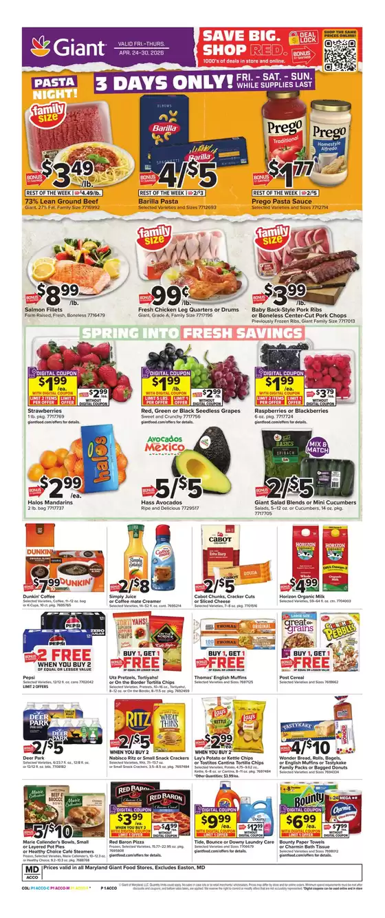 Giant Food catalogue in Germantown MD | Weekly Circular | 2026-04-24T00:00:00.000Z - 2026-04-30T00:00:00.000Z