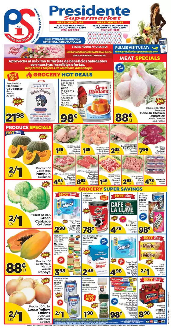 Presidente catalogue | Our best deals for you | 2026-04-01T00:00:00.000Z - 2026-05-31T00:00:00.000Z