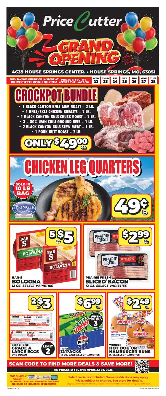 Price Cutter catalogue | Price Cutter weekly ad | 2026-04-22T00:00:00.000Z - 2026-04-28T00:00:00.000Z