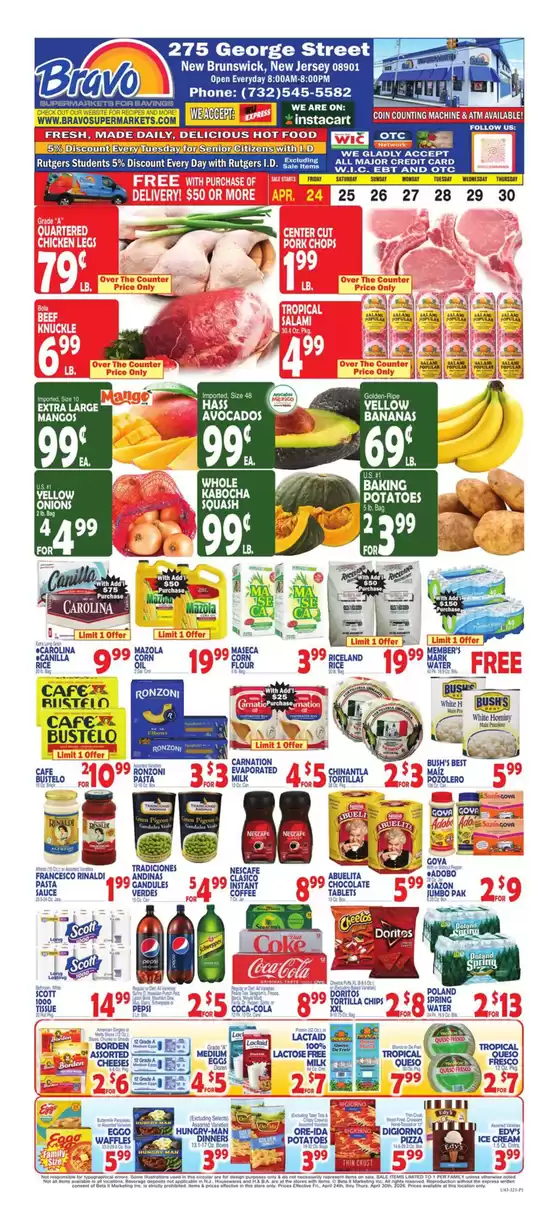 Bravo Supermarkets catalogue | Top deals and discounts | 2026-04-24T00:00:00.000Z - 2026-04-30T00:00:00.000Z