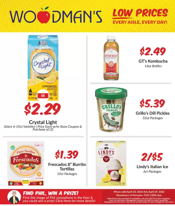 Woodman's catalogue | New offers to discover | 2026-04-23T00:00:00.000Z - 2026-04-29T00:00:00.000Z