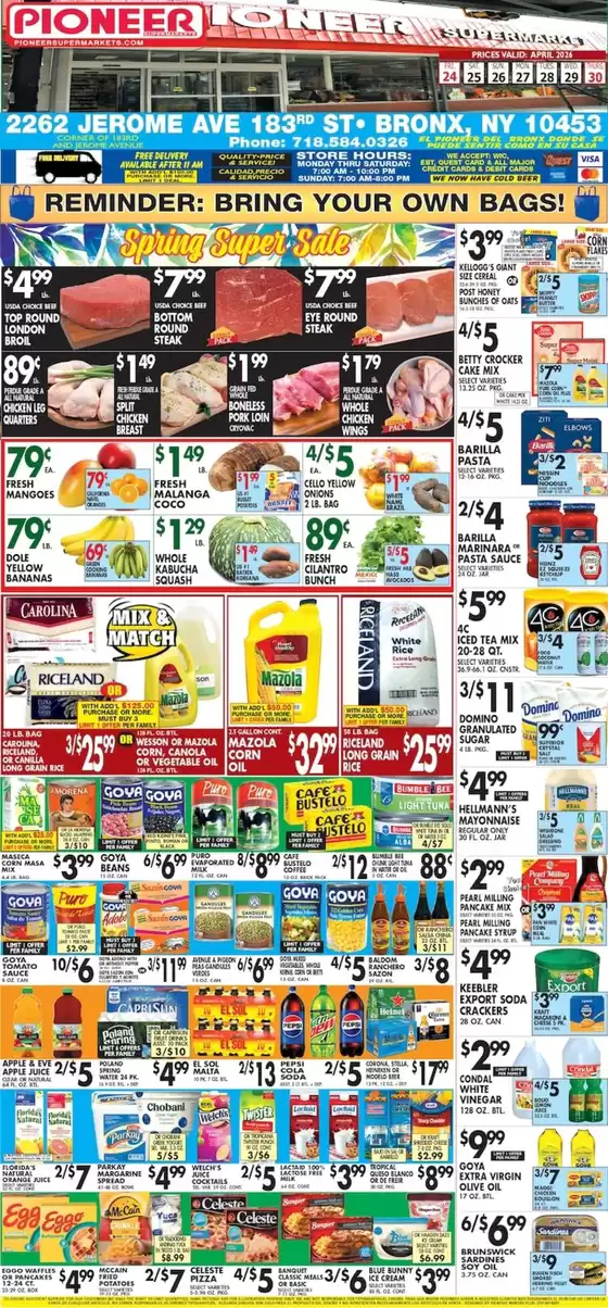 Pioneer Supermarkets catalogue | Top deals for all customers | 2026-04-24T00:00:00.000Z - 2026-04-30T00:00:00.000Z