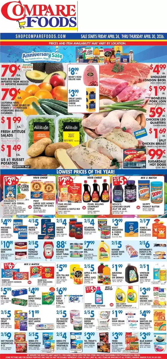 Compare Foods catalogue | Compare Foods weekly ad | 2026-04-24T00:00:00.000Z - 2026-04-30T00:00:00.000Z