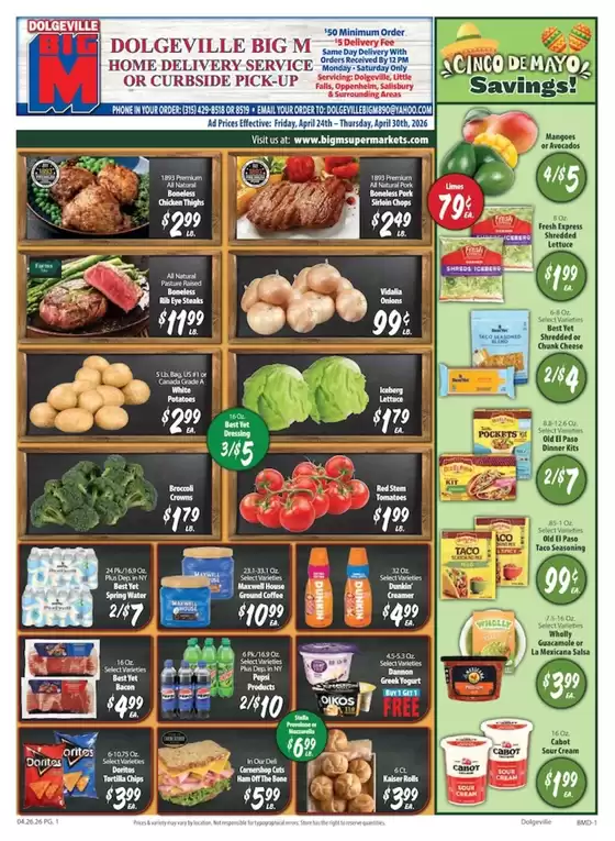 BigM Supermarkets catalogue | Top deals and discounts | 2026-04-24T00:00:00.000Z - 2026-04-30T00:00:00.000Z