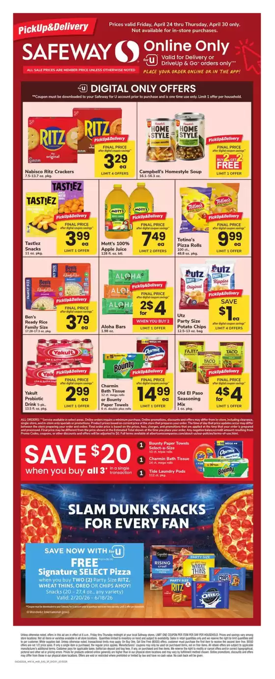 Safeway catalogue in Bel Air MD | Safeway - Eastern - SP | 2026-04-24T00:00:00.000Z - 2026-04-30T00:00:00.000Z