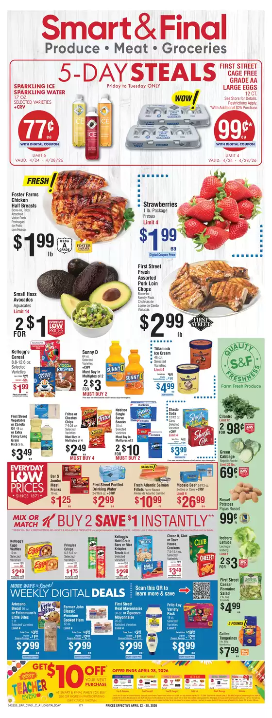 Smart & Final catalogue | Discounts and promotions | 2026-04-24T00:00:00.000Z - 2026-04-28T00:00:00.000Z