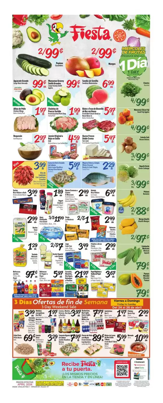 Fiesta Mart catalogue | Special offers for you | 2026-04-22T00:00:00.000Z - 2026-04-28T00:00:00.000Z