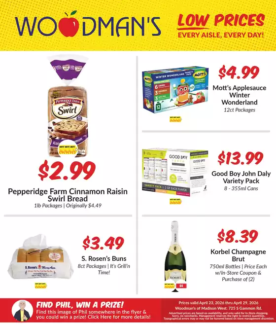 Woodman's catalogue | Top offers for all bargain hunters | 2026-04-23T00:00:00.000Z - 2026-04-29T00:00:00.000Z