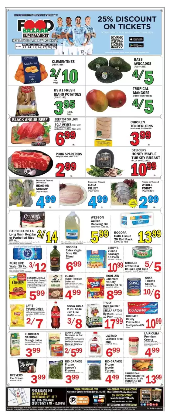 Food Bazaar catalogue in Stony Brook NY | Special offers for you | 2026-04-23T00:00:00.000Z - 2026-04-29T00:00:00.000Z