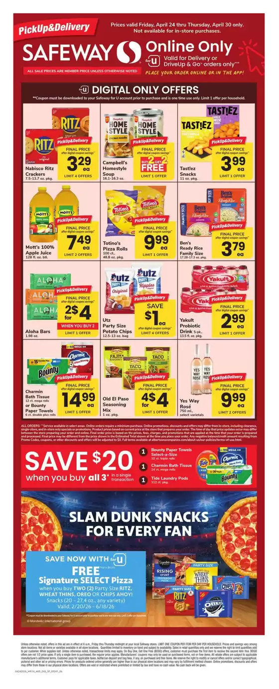 Safeway catalogue | Wide range of offers | 2026-04-24T00:00:00.000Z - 2026-04-30T00:00:00.000Z