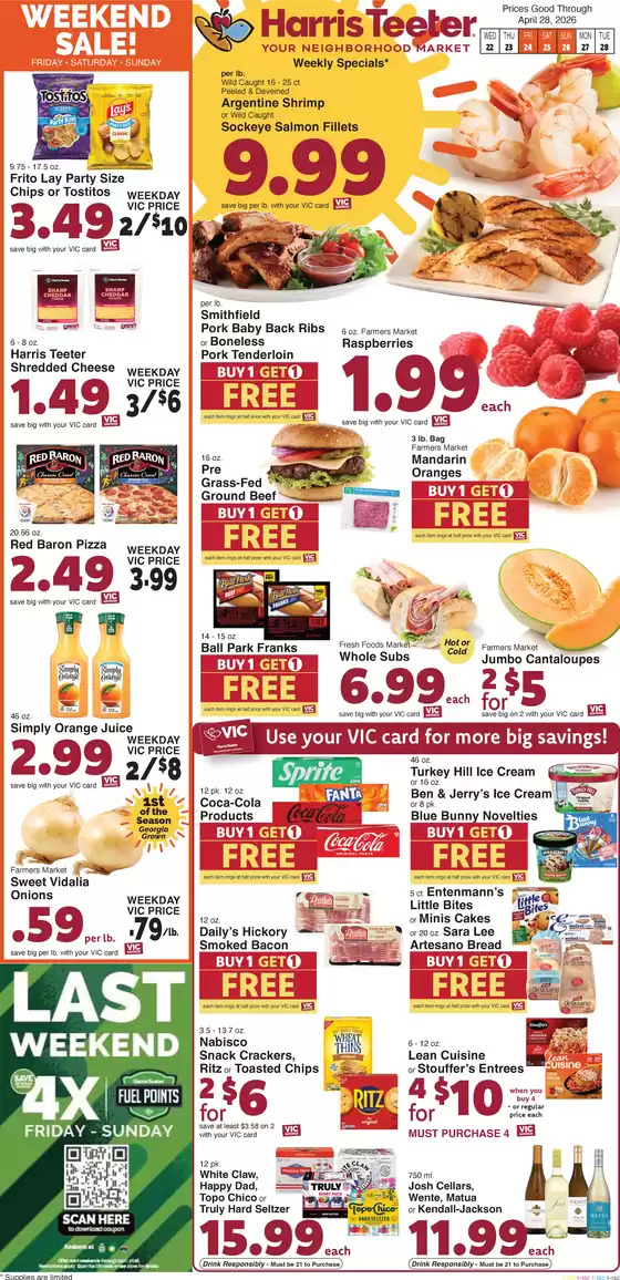 Harris Teeter catalogue | Exclusive deals for our customers | 2026-04-22T00:00:00.000Z - 2026-04-28T00:00:00.000Z