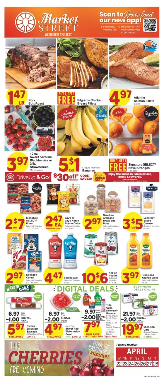 Market Street catalogue | Current deals and offers | 2026-04-21T00:00:00.000Z - 2026-04-28T00:00:00.000Z