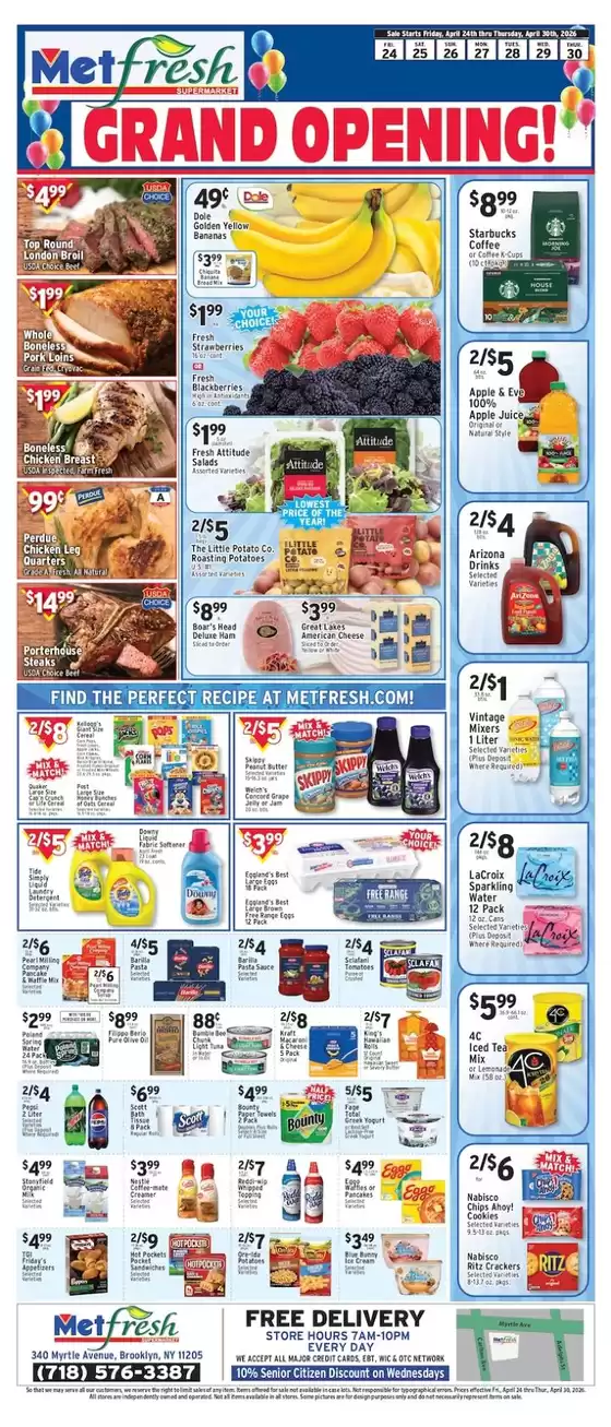 Met Foodmarkets catalogue | Top offers for all bargain hunters | 2026-04-24T00:00:00.000Z - 2026-04-30T00:00:00.000Z