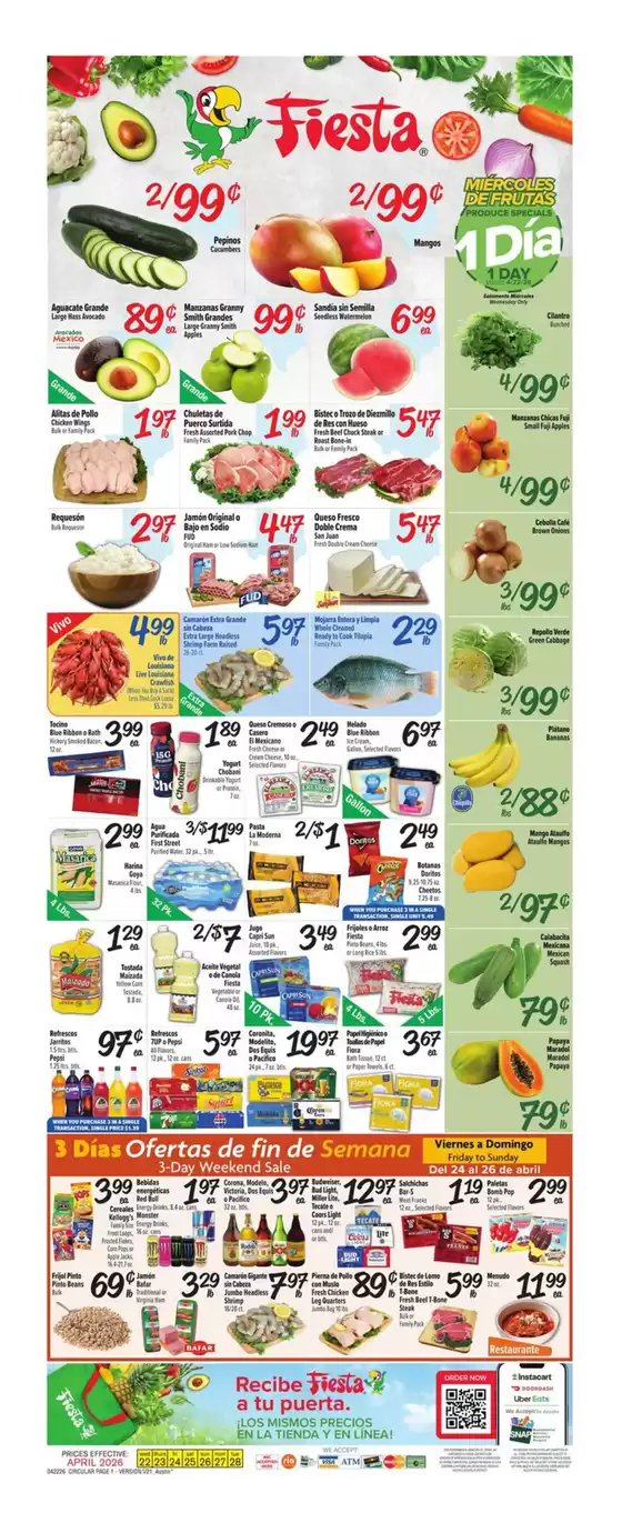 Fiesta Mart catalogue | Special offers for you | 2026-04-22T00:00:00.000Z - 2026-04-28T00:00:00.000Z