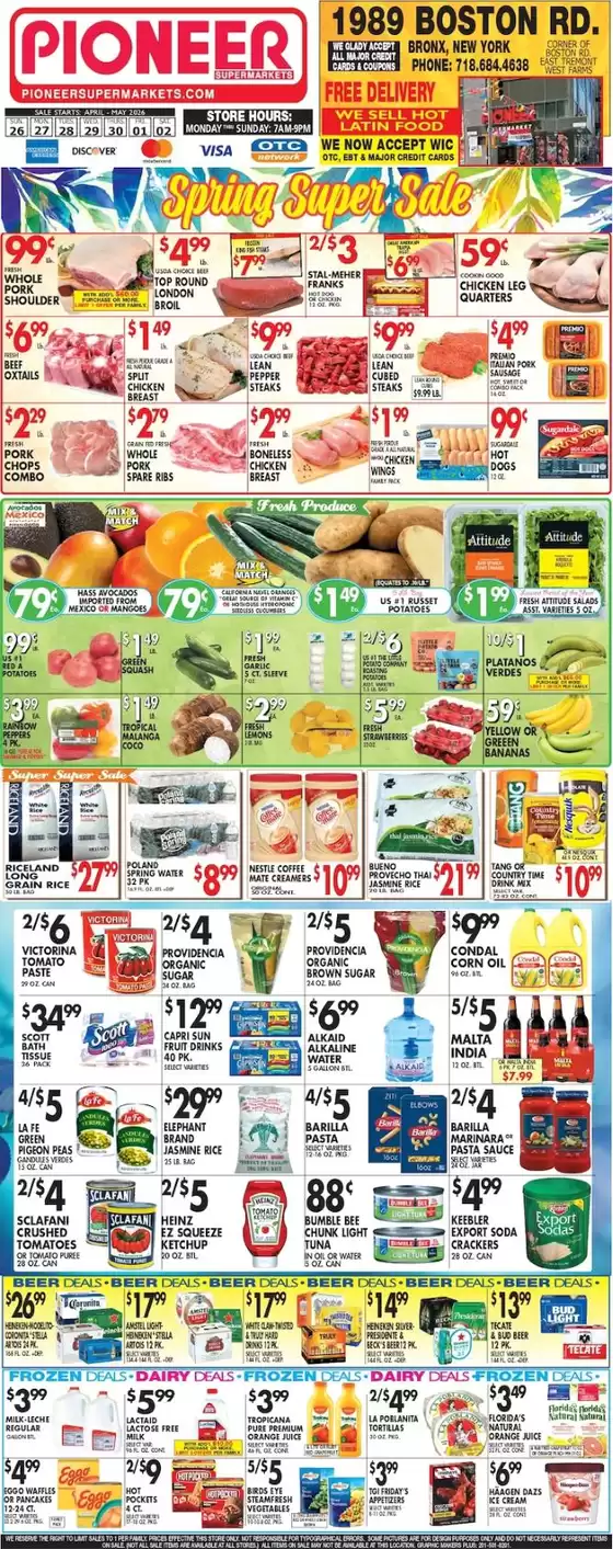 Pioneer Supermarkets catalogue | Save now with our deals | 2026-04-26T00:00:00.000Z - 2026-05-02T00:00:00.000Z