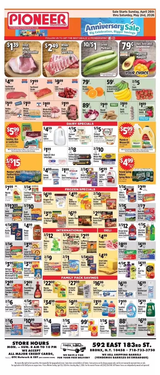 Pioneer Supermarkets catalogue | Our best deals for you | 2026-04-26T00:00:00.000Z - 2026-05-02T00:00:00.000Z