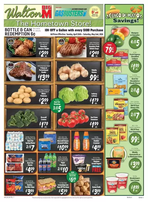 BigM Supermarkets catalogue | Great offer for bargain hunters | 2026-04-26T00:00:00.000Z - 2026-05-02T00:00:00.000Z