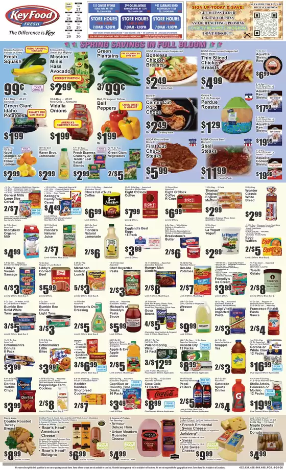 Key Food catalogue in Massapequa NY | Our best deals for you | 2026-04-27T00:00:00.000Z - 2026-04-30T00:00:00.000Z