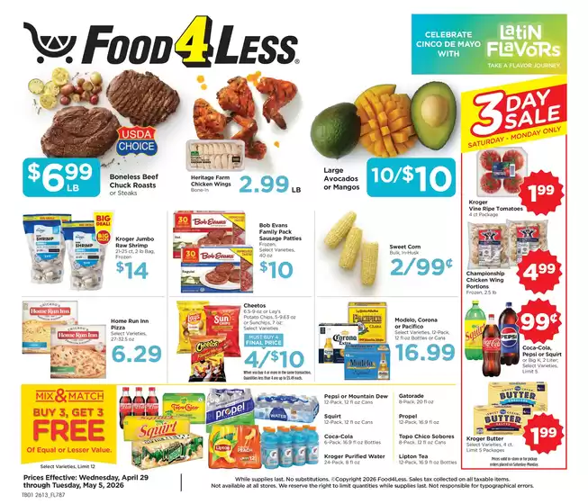 Food 4 Less catalogue | Special offers for you | 2026-04-29T00:00:00.000Z - 2026-05-05T00:00:00.000Z